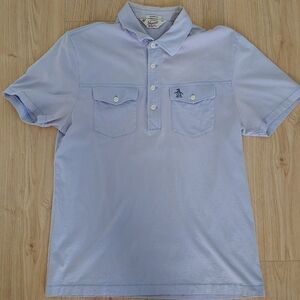 Original Penguin Classic Fit Short Sleeve Polo Shirt, Small, Light Purple